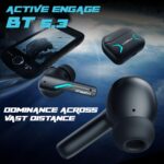 HOPPUP Predator Xo1 Gaming in Ear Earbuds with 50H Playtime,13Mm Drivers,40Ms Low Latency,Enc Bluetooth Headset(Black,True Wireless) - Image 5