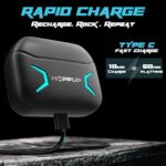 HOPPUP Predator Xo1 Gaming in Ear Earbuds with 50H Playtime,13Mm Drivers,40Ms Low Latency,Enc Bluetooth Headset(Black,True Wireless) - Image 6
