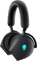 Alienware TRI-Mode Wired/Wireless Gaming Headset with Dolby Atmos|Bluetooth / 2.4 GHz Radio Frequency|Wired-3.5 mm Jack|AlienFX 16.8 Million RGB Colors|Touch Control|AW920H - Dark Side of The Moon - Image 5
