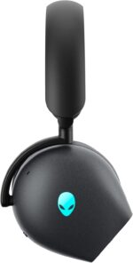 Alienware TRI-Mode Wired/Wireless Gaming Headset with Dolby Atmos|Bluetooth / 2.4 GHz Radio Frequency|Wired-3.5 mm Jack|AlienFX 16.8 Million RGB Colors|Touch Control|AW920H - Dark Side of The Moon - Image 6