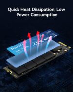 RAOYI 1TB NVMe Internal Solid State Drive M.2 2280 PCIe Gen4x4 SSD, Up to 5000MB/s, Configure SLC Cache, Storage and Memory Expansion for PS5 Laptop Desktop - Image 5