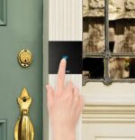 Almac Touch sense Door Bell Switch, Black Plexiglass Matt Finish material - Image 4