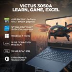 HP Victus, 12th Gen Intel Core i5-12450H, RTX 3050 (16GB DDR4, 512GB SSD) FHD, IPS, 144Hz, 15.6"/39.6cm, Win 11, Office 21, Blue, 2.3kg, fa1379TX/fa1412tx, B&O Audio, Backlit Gaming Laptop - Image 4