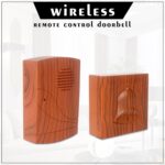 GLUN® Smart Wireless Home Doorbell, Calling Bell for Home and Office Easy Install Battery-Powered Wooden Finish Elegant Design with Upto 100 Meter Range - Image 3