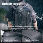 ULANZI Camera Backpack Professional Bag, Water-Resistant Photography Camera Case Anti Theft Travel for Photographers DSLR Mirrorless Camera Lens Tripod Holder 16" Laptop Black 22L - Image 5
