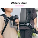 ULANZI Camera Backpack Professional Bag, Water-Resistant Photography Camera Case Anti Theft Travel for Photographers DSLR Mirrorless Camera Lens Tripod Holder 16" Laptop Black 22L - Image 6