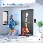 Wireless Video Doorbell Camera, 2.4G WiFi Only, Indoor/Outdoor Surveillance, Smart AI Human Detection, 2-Way Talk, Night Vision, Live View, Cloud Storage (Sold Separately) - Image 7