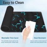 Anti-Slip Extended Hexagons Pattern Desk Mat Gaming Rubber Mouse Pad/Desk Mat for Laptop and Computer (30cm X 80cm) - Image 4