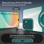 Jkobi Back Cover Case with Stand for Samsung Galaxy M36 | Samsung Galaxy F36 (Built-in Ring Holder Kickstand | Lifetime Anti Yellow | Camera Protection) - Image 6