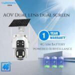 XUGA-Cybernautt Premium Series X20A Duo 4+4MP 4G SIM Based Wireless Outdoor CCTV Camera |Solar Powered | Color Night Vision | Motion Detection | Weatherproof | Supports 256GB SD - Image 5