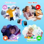 Smart Watch for Kids, 4G Kids Phone Smartwatch with GPS Tracker, WiFi SMS, Call, Voice Video Chat, Bluetooth, Audio Recording, Alarm, Pedometer, Wrist Watch for 4-16 Boys Girls Birthday Gifts. - Image 7
