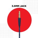 Boat Bassheads 105 Wired in Ear Earphones with Mic (Blue) - Image 4
