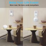 Outlet Wall Mount for eero 6 Dual-Band Mesh Wi-Fi 6 System (2 Pack) - Space Saving, Easy to Move, No Messy Wires - Image 5