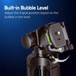360 Degree, Aluminum Tripod Lightweight Camera & Mobile Tripod Stand with Carry Bag and Phone Holder Mount - Image 5