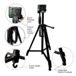 360 Degree, Aluminum Tripod Lightweight Camera & Mobile Tripod Stand with Carry Bag and Phone Holder Mount - Image 6