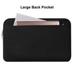 Portable Monitor Case - 15.6 Inch, Protective Carrying Sleeve for Most 16.1/15.6 Inch Portable Monitors, Water Resistant Laptop Display Bag with Accessory Pocket, Size-15.3"x9.8" Black - Image 4