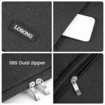 Portable Monitor Case - 15.6 Inch, Protective Carrying Sleeve for Most 16.1/15.6 Inch Portable Monitors, Water Resistant Laptop Display Bag with Accessory Pocket, Size-15.3"x9.8" Black - Image 5