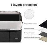 Portable Monitor Case - 15.6 Inch, Protective Carrying Sleeve for Most 16.1/15.6 Inch Portable Monitors, Water Resistant Laptop Display Bag with Accessory Pocket, Size-15.3"x9.8" Black - Image 8