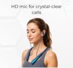 Original Neckband for Boat Nirvana Bluetooth Smart 30dB Noise Cancelling, 700 Hours Playback Duration, Dual Pair Feature, AI ENx Voice Assist, Type-C Fast Charge, Deep Bass – Navy Blue - Image 5