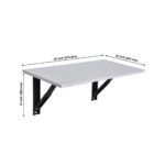 NE Furniture Modern White Desk Work from Home Table, Home Office Computer Table, Kids Study Desk Office Table, (DIY) (TAG White Marble) - Image 3