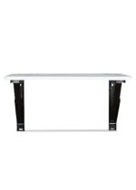 NE Furniture Modern White Desk Work from Home Table, Home Office Computer Table, Kids Study Desk Office Table, (DIY) (TAG White Marble) - Image 6