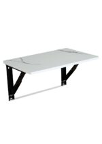 NE Furniture Modern White Desk Work from Home Table, Home Office Computer Table, Kids Study Desk Office Table, (DIY) (TAG White Marble) - Image 7