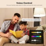 THIRDREALITY Zigbee Smart Color Bulb ZL1 4 Pack, Zigbee hub required,Compatible with Home Assistant, SmartThings,Aeotec,Homey,Hubitat or Echo Devices with Built-in Zigbee hub,A19 RGBCW Bulb,80 - Image 5