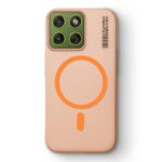 Mr. Case Back Cover for Motorola Moto Edge 70 5G Sleek Frosted Translucent Back Compatible with Wireless Charging | Anti-Scratch Shockproof Phone Case - Orange - Image 4