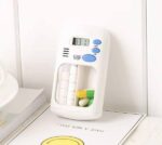 Avenn Mini Portable Pill Box with Digital Alarm Timer, Travel Medicine Organiser, 9x5.5x2 cm - Image 4