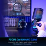 Fifine AMPLIGAME AM6 Gaming PC Microphone, USB Streaming Microphone with Game Chat Balance, Computer Condenser Desktop RGB Mic with Mute Button, Noise Cancellation for Podcast/Twitch/Discord - Image 8