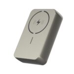 Stuffcool Click 20000mAh Magnetic Wireless Powerbank Natural Titanium Finish Perfect for iPhone 16,15,14,13,12 with Led Display and 20W Fast Wired Charging - Charges iPhone 50% in 30 mins - Image 3
