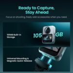 Xtra Sphra360 360 Camera, 8K Panoramic Video, 1-Inch Sensor Equivalent, 100MP High Resolution, Waterproof Action Camera, 105GB Built-in Storage, Bullet Time, Broad Compatibility, Vlog - Image 5