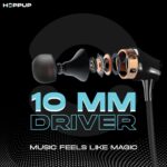 HOPPUP Alpha in Ear Neckband with 50H Playtime, Gaming Mode, ENC & Made in India Bluetooth Headset (Black, in The Ear) - Image 5