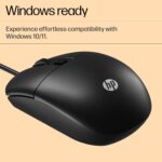 HP M070 Ergonomic Wired Mouse/ 1.5M USB Cable/Optical Engine/Accurate Positioning/ 1600 DPI with Adjustable DPI 1000-1200/1 Year Warranty - Image 8