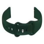 ACM Watch Strap Silicone Belt 20mm compatible with Samsung Galaxy Watch Active 2 44mm Smartwatch Sports Dual Closure Band Dark Green - Image 6