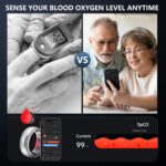 Smart Ring for Women Men - Fitness Ring with Sleep & Step Tracker | Waterproof Health Ring with Heart Rate Monitor, Compatible with iOS & Android, No App Subscription (Silver, 11) - Image 6