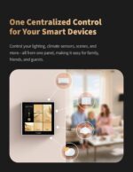 Panel Switch S100 White – Smart Wall Switch with Touch Control, Scene Control, Wireless Remote via Aqara Home App, Works with Apple HomeKit, Alexa & Google, Requires Aqara Hub - Image 9