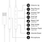 Original Earphone for iPhone 15/15 Pro/16/16 Pro/17 Pro/Air | Wired Type-C Stereo Sound with Deep Bass & Noise Isolation Mic - Image 4