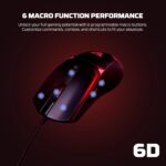 Fantech Crypto 2 Wired RGB Gaming Mouse 8000 DPI, 6 Programmable Buttons, Ergonomic Anti-Slip Design, Durable Huano Switches for PC Laptop - Image 8