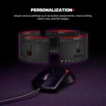 Fantech Crypto 2 Wired RGB Gaming Mouse 8000 DPI, 6 Programmable Buttons, Ergonomic Anti-Slip Design, Durable Huano Switches for PC Laptop - Image 10