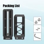 Aluminum L Bracket Horizontal Vertical Switching Gimbal L Handle Camera Quick Release Tripod Plate Compatible with DJI Ronin RS2/RSC2/RS3/RS3 Pro Gimbal Stabilizer Camera Tripod - Image 5