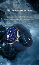 FCUK New Tide Smart Watch|1.39" Round Display| 360x360 High Resolution |SingleSync BT Calling|Built-in AI Voice Assistant| Premium Textured Straps|Upto 5 Day Battery|120+ Sports Modes - FCSW01-G - Image 5