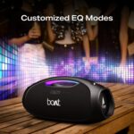 Boat Stone Ignite w/ 90 W RMS Sound, RGB LEDs, EQ Modes, IPX6,BT v5.3,Multi- Compatibility– Aux&USB, Playback time Up to 5 Hours & Type C Charging (Jade Black) - Image 6