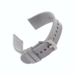 Colorcase Smart Watch Soft Silicon Strap 22mm Compatible with Noise NoiseFit Twist Go Smart Watch - Silicon Strap Band - Light Grey - Image 4