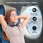 Kenneth Cole Unisex U-Shaped Neck Pillow – Adjustable & Ergonomic Design Travel Pillow|Ultimate Comfort Neck Pillow Ideal for Cars, Trains, Home, Office, Long Flight|Full Surrounding & Soft Pillow - Image 6