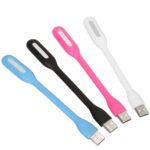 USB LED Light Set Pack of 5 Flexible Silicone Mini USB Lamp Multicolor Portable Night Light for Laptop Keyboard Power Bank Reading Study Travel Eye Care LED Light - Image 3