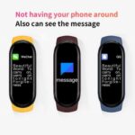 Latest Model M9 Band Bracelet/Fitband, Heart Rate Monitor Sensor OLED Bluetooth Wristband Waterproof Sports Health Activity Tracker Watch for Mens/Womens - Image 4