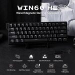 EPOMAKER Aula WIN60 HE 60% Wired Magnetic Keyboard with Adjustable Drive, 8000Hz Polling Frequency, Hall Effect Switches, Hot-Swap, for FPS Gaming (Black) - Image 3