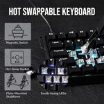 EPOMAKER Aula WIN60 HE 60% Wired Magnetic Keyboard with Adjustable Drive, 8000Hz Polling Frequency, Hall Effect Switches, Hot-Swap, for FPS Gaming (Black) - Image 5