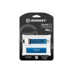 Kingston Ironkey Keypad 200 USB-A 256GB Encrypted Flash Drive | OS Independent | FIPS 140-3 Level 3 | XTS-AES 256-bit | BadUSB and Brute Force Protection | Multi-Pin Option | IKKP200/256GB - Image 4